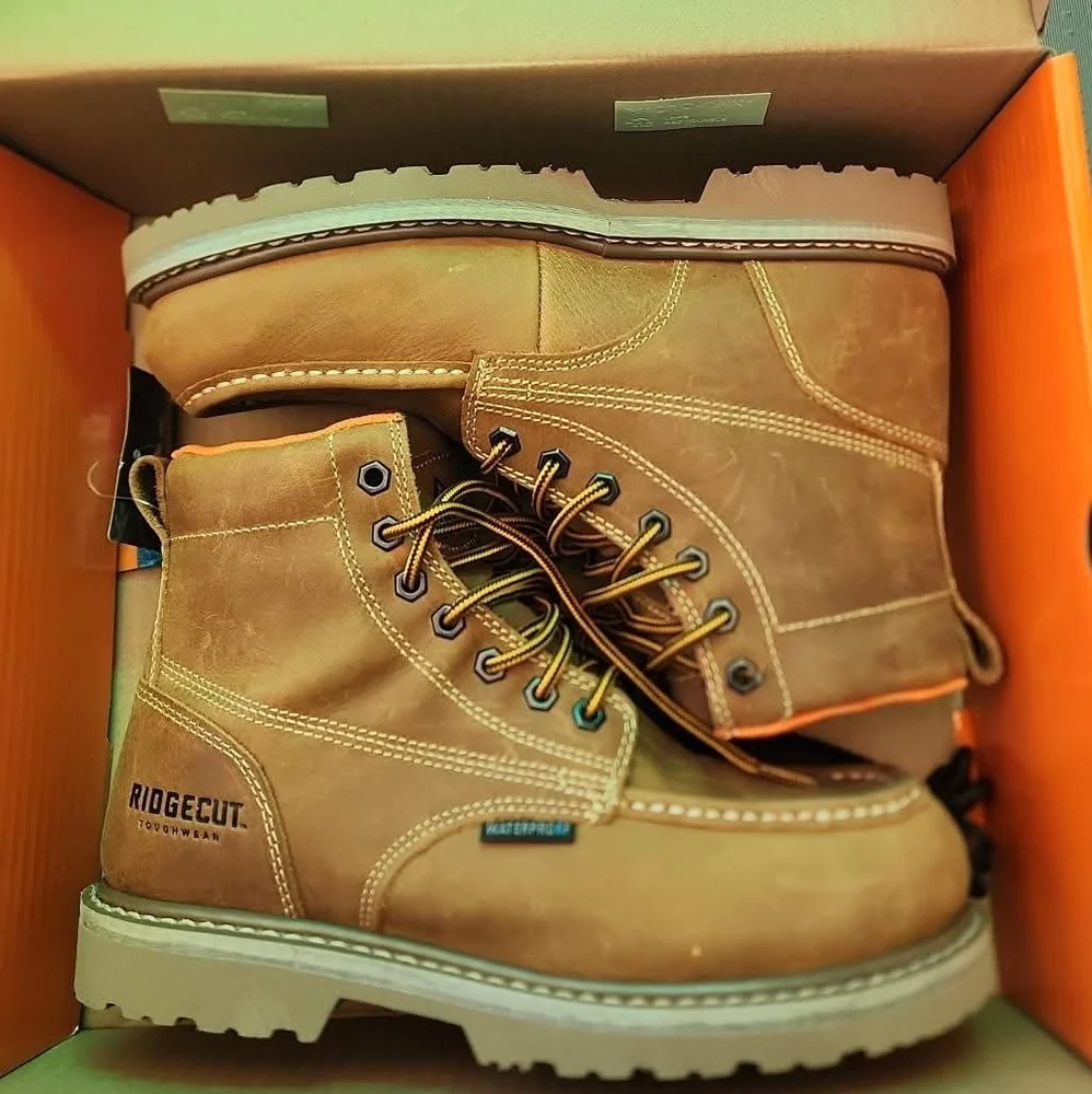 Ridgecut | Shoes | Ridgecut Mens Tan Work Boots | Poshmark display picture 1